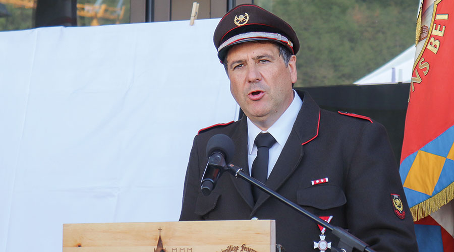 « Wir sind eine super Truppe. Leben, Teamgeist und Respekt sollen nun das Haus füllen. Für die Realisierung braucht es ein stabiles Nervenkostum. KDT FF Eyrs Michael Telser