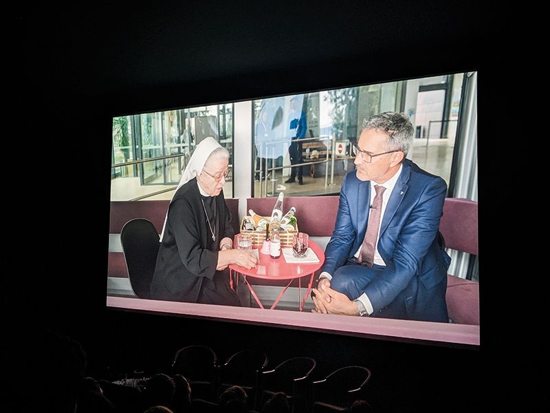 „Es longg itt!“ Damit unterstrich Sr. Agnes ihre Bitte um eine finanzielle Förderung für das Vinzenzheim
