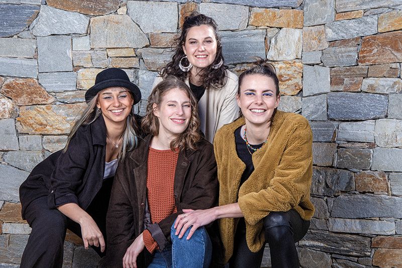 Das „ätsch bätsch“- Team (von links): Christine Stacherl, Kathrin Hutter, Ingrid Kapeller (hinten) und Franziska Heiß