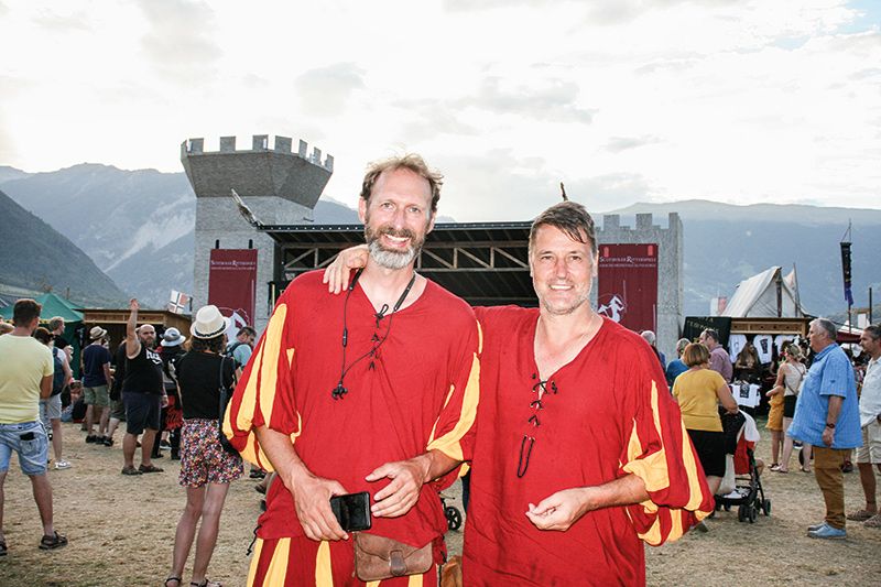 v. l. Programmkoordinator Mirko Stocker und Präsident des OK-Vereins Edwin Lingg