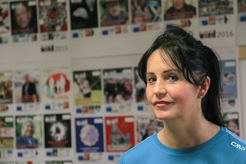 Maria Gaiser arbeitet als Seniorenassistentin im Vinschgau