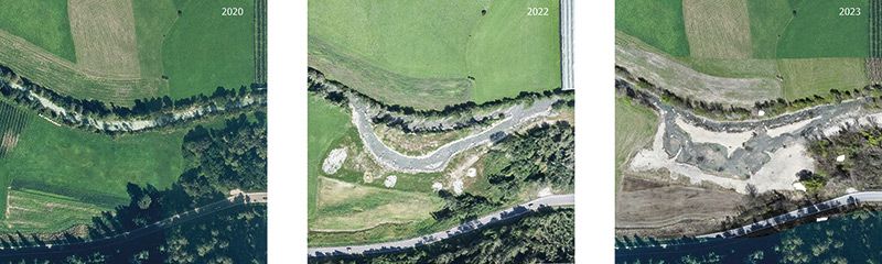 Rambach Vergleich v. l.: 2020 - 2022 - 2023