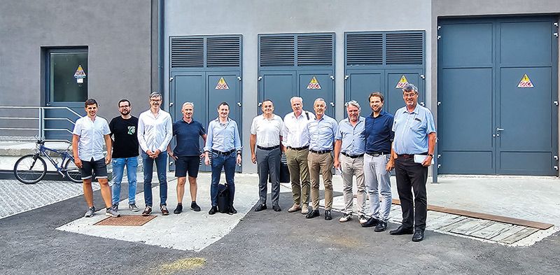 Treffen der Vertreter der „Initiative Energie Vinschgau mit LR Peter Brunner beim Suldenbachwerk