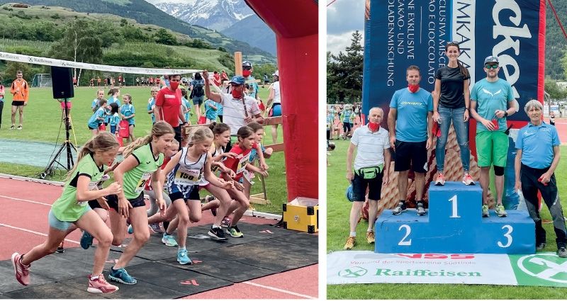 Der erste VSS-Bahnlauf des Jahres 2021 fand am 6. Juni in der Sportzone von Mals statt - betreut vom Team des örtlichen Sportvereins. Begeistert gingen 250 Läuferinnen und Läufer an den Start