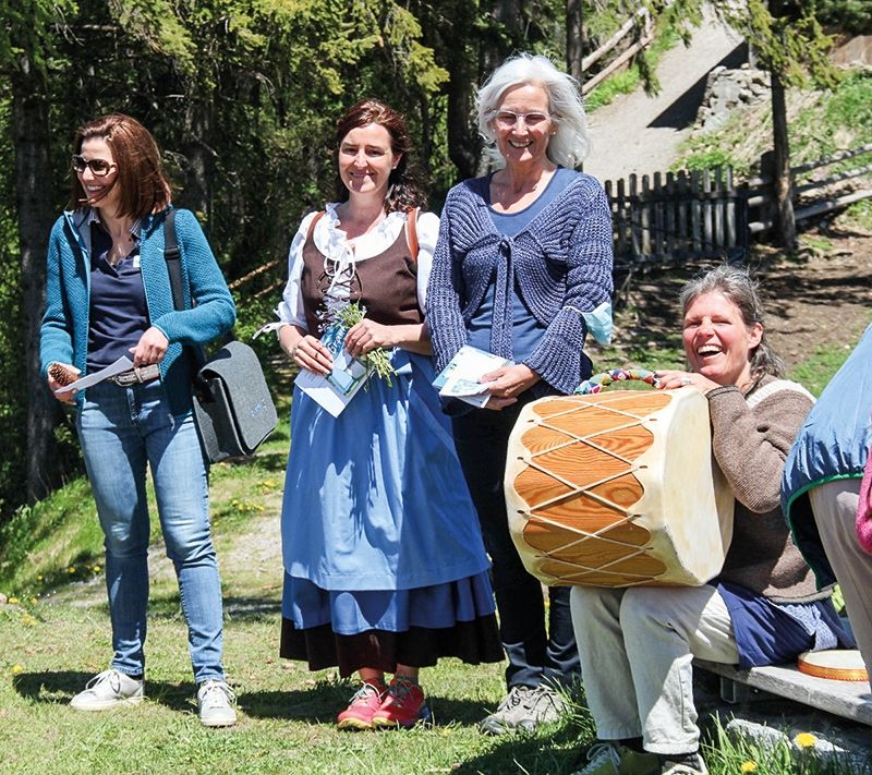 v.l.: Deborah Zanzotti, Kathrin Gschleier, Martina Thanei und Martina Wienchol