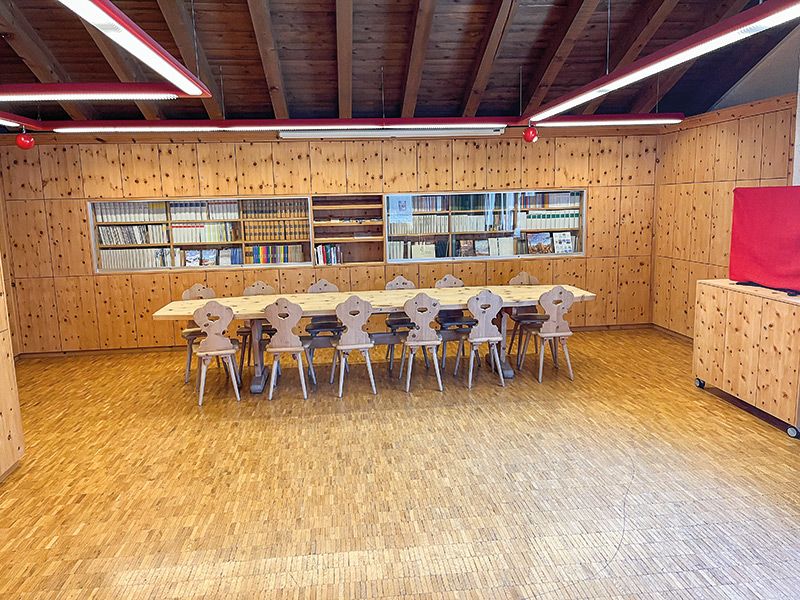 Blick in die Biblioteca Jaura Valchava