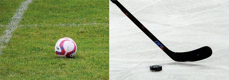 Vorerst ruht der Ball. Auch die Meisterschaft im Eishockey pausiert