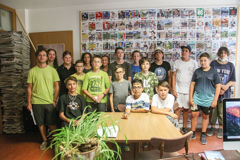 Eine „Activity“-Gruppe zu Besuch beim Vinschgerwind