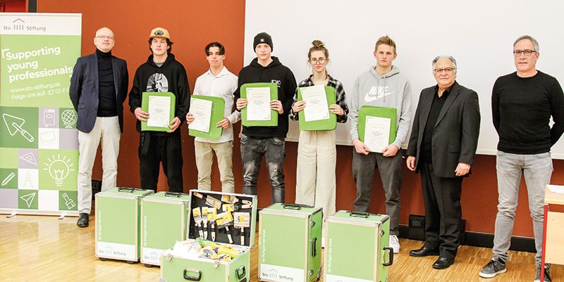 v. l.: Till Stahlbusch, René Schwienbacher, Benjamin Aufderklamm, Federico Hennig, Antonio Romano, Benedikt Zangerle