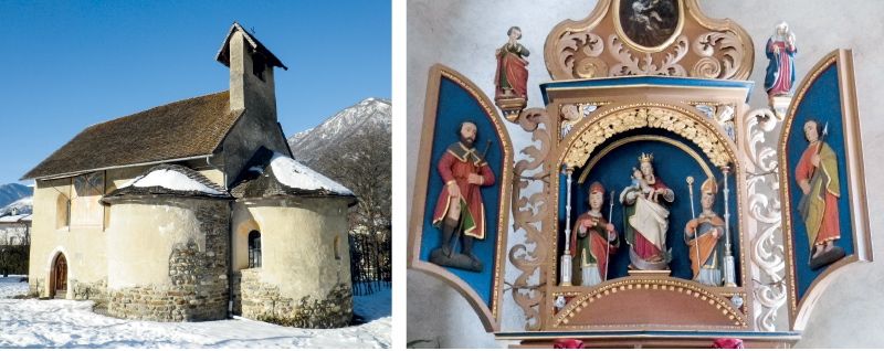 Die St. Vigil/Blasiuskirche bei Morter, mit ihrer „orientalisch“ anmutenden Architektur, stellt eine absolute Rarität dar.