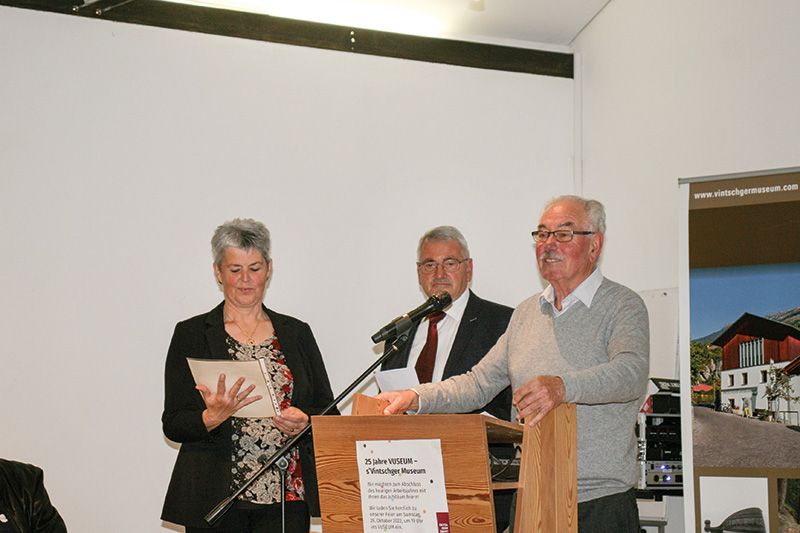 v. l. Helene Dietl Laganda, Toni Patscheider und Kristian Klotz