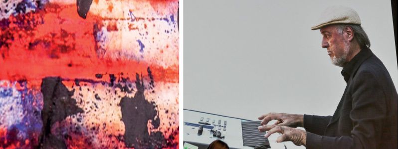 Seismograph, eine Videokomposition der beiden Musiker Dietrich Oberdörfer und Ferruccio Bartoletti und des Malers Reinhold Tappeiner wurde in der Basis vorgeführt. Verwandte der Künstler, Freunde aus Latsch und Laas und viele Interessierte genossen die Komposition aus Farben und Musik.