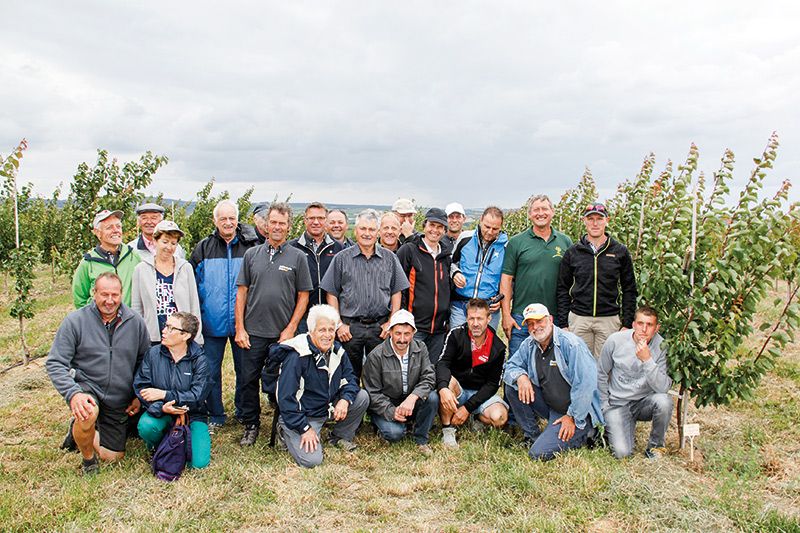 Seit 25 Jahren gibt es den Verein Vinschgauer Marillenanbauer (VVM). Regelmäßig werden auch Lehrfahrten organisiert. Im Bild Mitglieder vom Verein bei der Lehrfahrt ins Weinviertel.