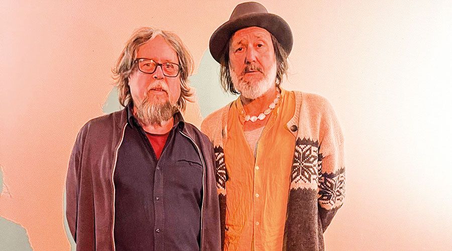 Karl Prossliner und Hubert Scheibe zu später Stunde