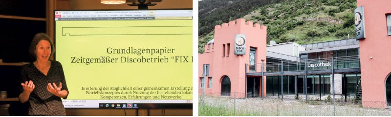 Andrea Perger von der Bürgerliste Laas ließ mit einem Vorschlag zur Disko Fix aufhorchen