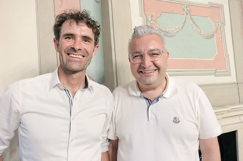 Über das Projekt Wohnungen mit Preisbindung im Marillenanger informierten Leonhard Resch, der Wohnbauexperte des KVW und BM Dieter Pinggera.