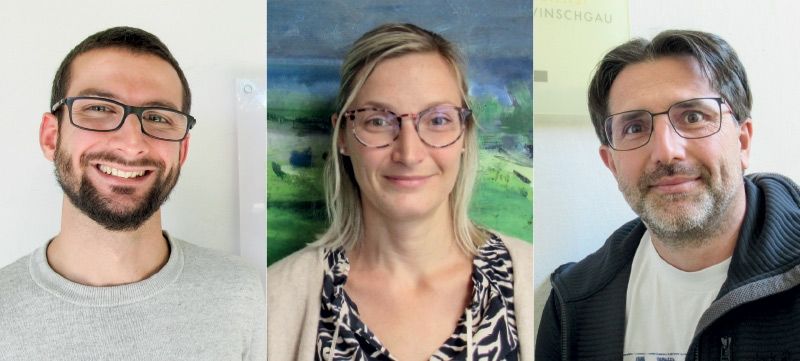 v. l.: Tobias Stecher, Geschäftsführer vom Jugenddienst Obervinschgau, Michaela Platzer, Vize-Bürgermeisterin und Referentin für Jugend der Gemeinde Prad, Michael Kneissl, Geschäftsführer vom Jugenddienst Mittelvinschgau