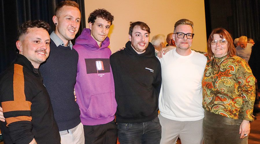 v.l. Das Filmteam Cinemetic mit Hansjörg Stecher und Waltraud Telser