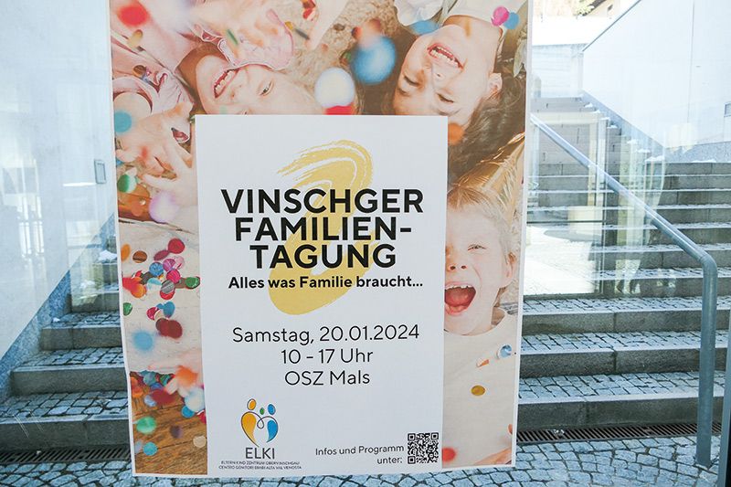 Plakat Erste Vinschger Familientagung