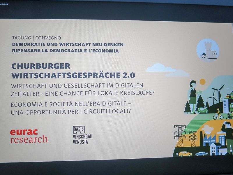 Die 35. Churburger Wirtschaftsgespräche fanden Corona bedingt nicht in Schluderns, sondern digital über die Internetplattform Zoom statt.