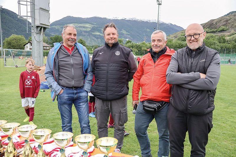 Raimund Lingg, Hans Daniel Fahrner, Martin Rinner, Isidor Wieser