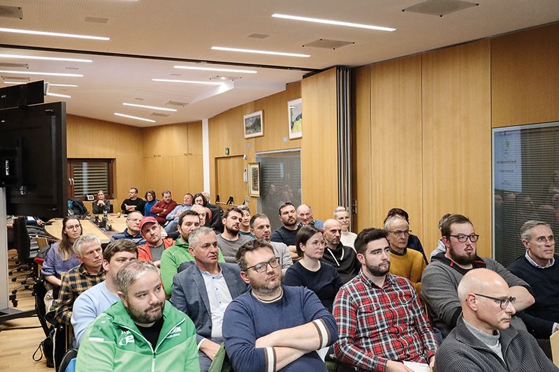Informationsveranstaltung im Hauptsitz der Raiffeisenkasse Prad-Taufers