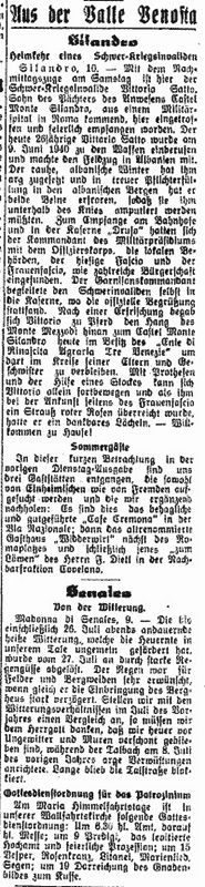 Aus: „Alpenzeitung“ 12.08.1941 I Teßmanndigital