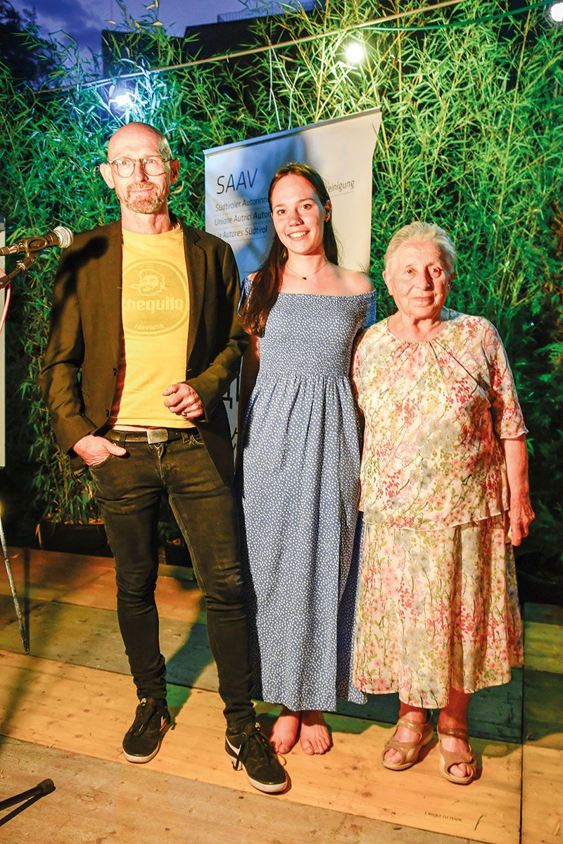 v.l.: Georg Eigner (KI), Valentina Gander, Maria Fliri