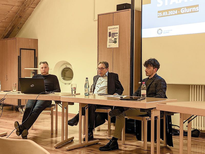 v. l. Harald Mair, Oskar Peterlini, Marco Manfrini