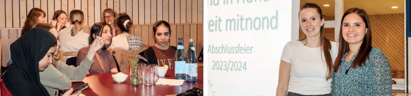 rechts: Die Projektleiterinnen Caroline Danieli und Tanja Paulmichl