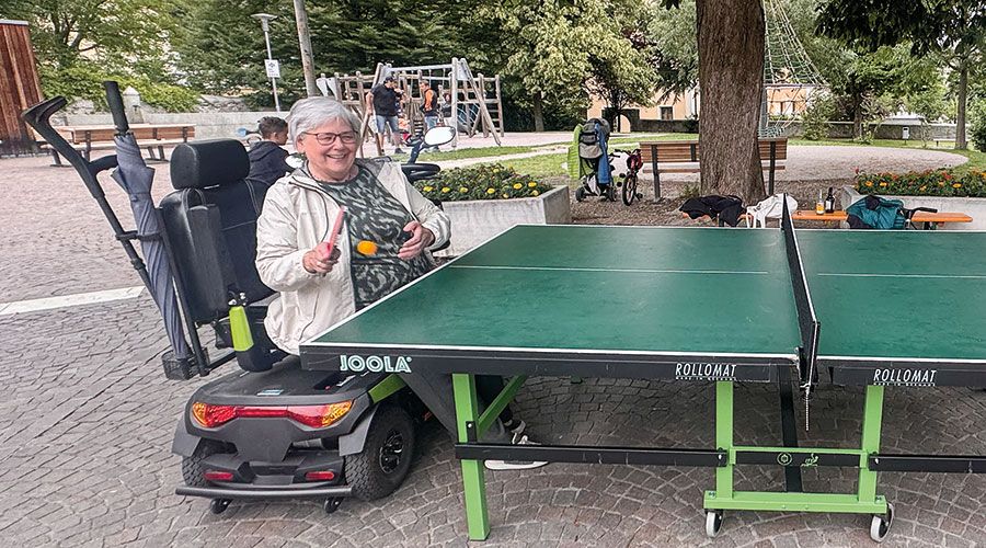 Gerlinde in Aktion