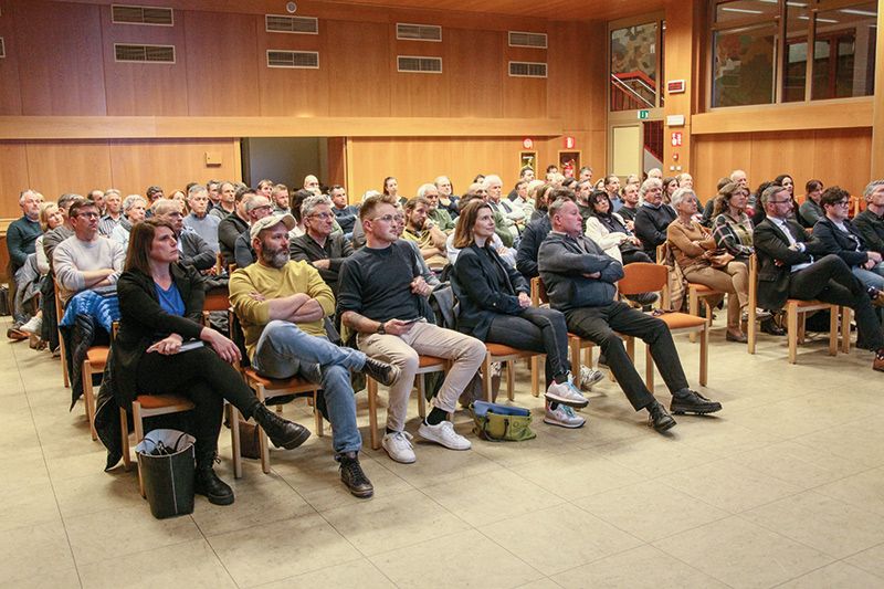 Bei der Bürgerversammlung im Geroldsaal in Rabland wurden die zwei Wirtschaftlichkeitsstudien zum Stromnetz und zu einer genossenschaftlichen Führung der E-Werke präsentiert