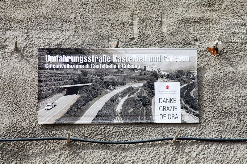 Im Mai 2019 wurde der Tunnel in Galsaun mit großer Freude offiziell angestochen
