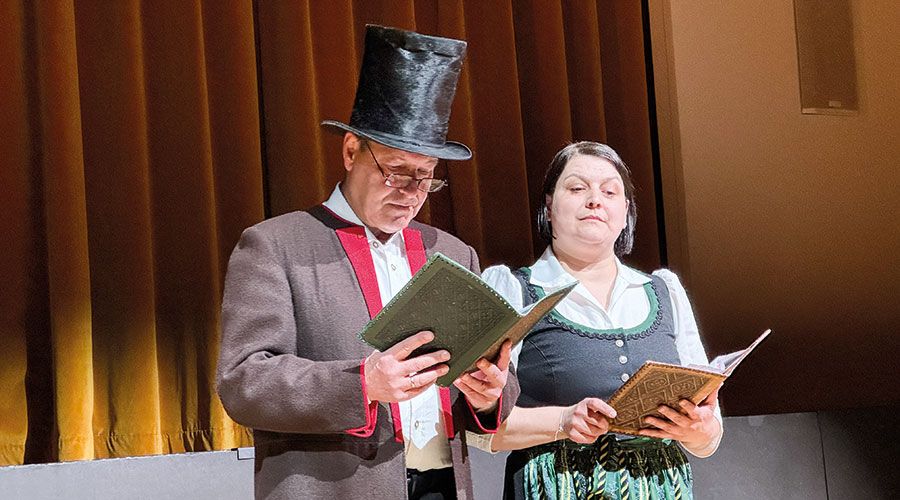 Hanspeter Plagg und Barbara Noggler (spielten Leopold und Claudia)