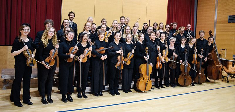 Orchester „Ski & Musik  servierte einen Ohrenschmaus in Glurns und Reschen