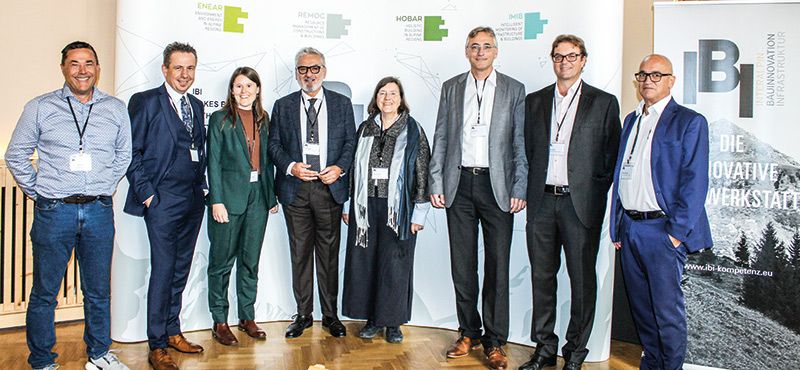 Organisatoren und einige Referenten der Tagung 2023 v.l.: Robert Schifferegger, Dietmar Thomaseth, Magdalena Neuhauser, Rudi Rienzner, Bettina Geisseler, Robert Boes, Walter Gostner und Ronald Patscheider