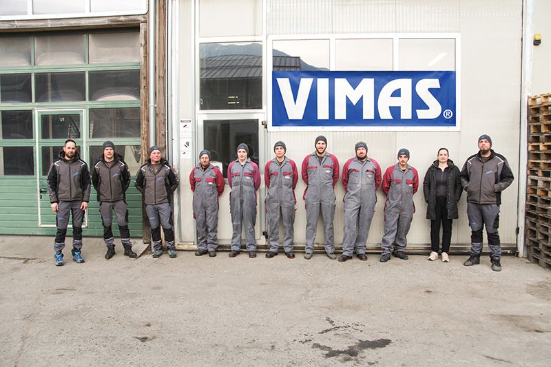 Das VIMAS Team, links die Eigentümer (v.l.) Hansjörg Pircher, Andreas Pauli und Martin Stürz