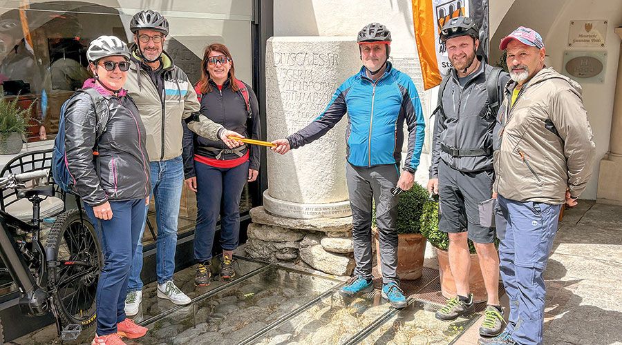 Übergabe von den Schlandersern zu den Partschinsern