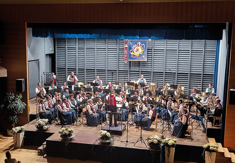Seit 1842 spielt die MK Laas auf. Heuer am 23. April konnte sie endlich wieder zu einem Frühjahrskonzert laden. Sie zeigte sich mit 13 Neueintritten als verjüngte Kapelle.