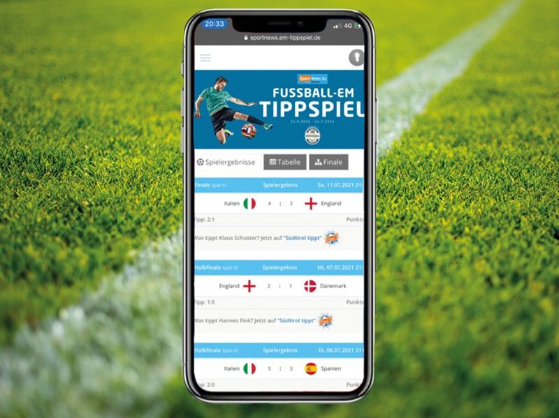 Das Südtiroler Fußball-EM-Tippspiel