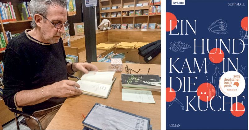 Der Schriftsteller Sepp Mall liest in der Bibliothek aus seinem neuesten Roman „Ein Hund kam in die Küche“. Der Inhalt ruft ein trauriges Südtiroler Kapitel in Erinnerung