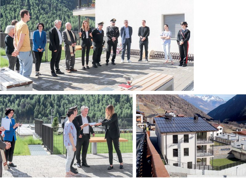 Im Beisein von politischer und institutioneller Prominenz fand die feierliche Schlüsselübergabe der fünf WOBI-Wohnungen in der neuen Zone Kirchacker in Martell Dorf statt.