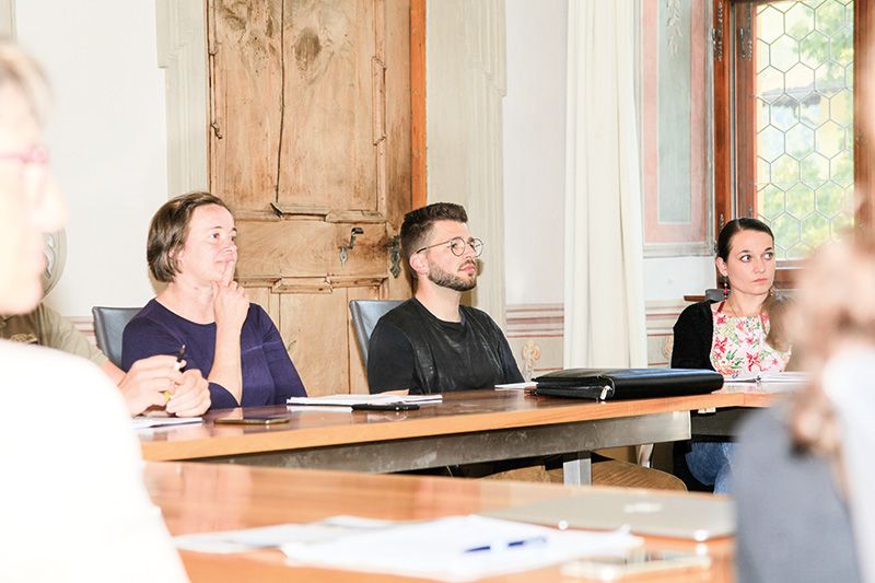 Die Gemeinde-refernt:innen  v.l: Christine Kaaserer, Thomas Oberegelsbacher und Maria Pilser 