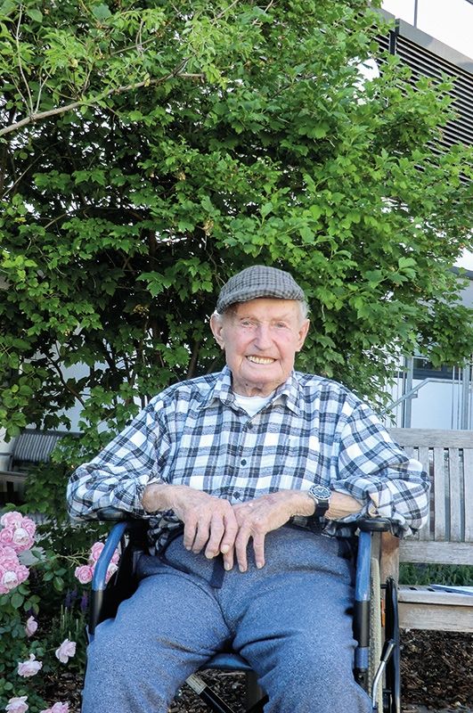 „Do in Bürgerheim isches fein“, sagt Rudolf Staffler aus Göflan