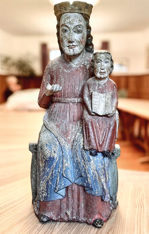 Die Romanische Madonna, entstanden zwischen 1330 und 1340 kehrt nach Karthaus zurück