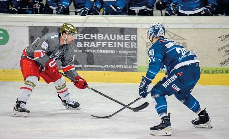 Der ERC Ingolstadt (blau) besiegte den HC Bozen Foxes mit 7 zu 1.