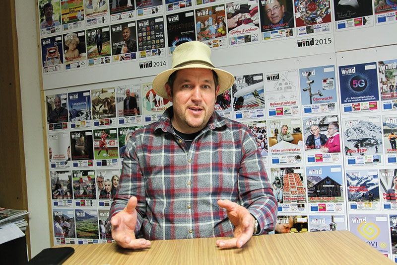 Werner Perkmann ist Bauer am Unterratschillhof und Obmann des Bodenverbesserungskonsortium St. Martin im Kofl