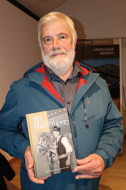 Erich Messner, ehemaliger Obmann des Südtiroler Pferdezuchtverbandes und Buchautor