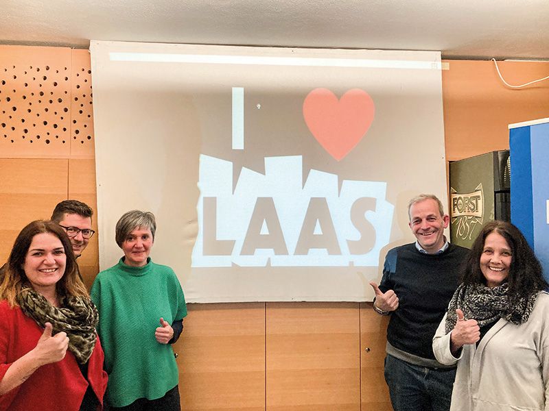 Ortsausschuss v. l. Charlene Kofler, Kofler Kurt, Lore Stecher, Dietmar Spechtenhauser, Ingrid Bayer