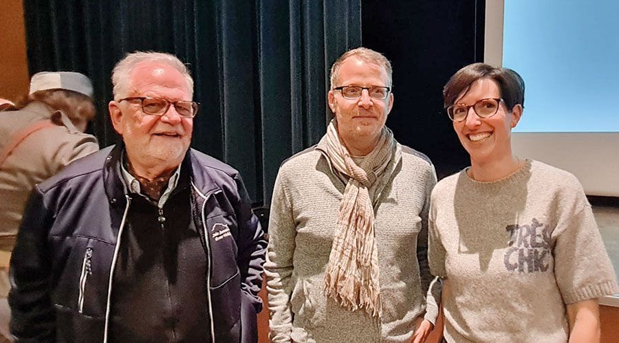 Franz Angerer, Christof Anstein - beide Sprecher im Film - Melanie Platzer